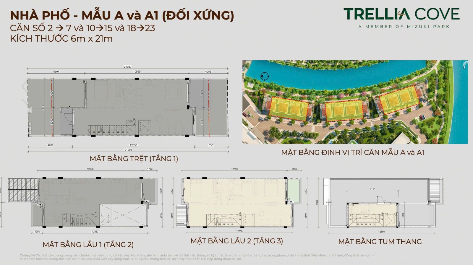 Thiết kế nhà phố Trellia Cove Mizuki Park Nam Long