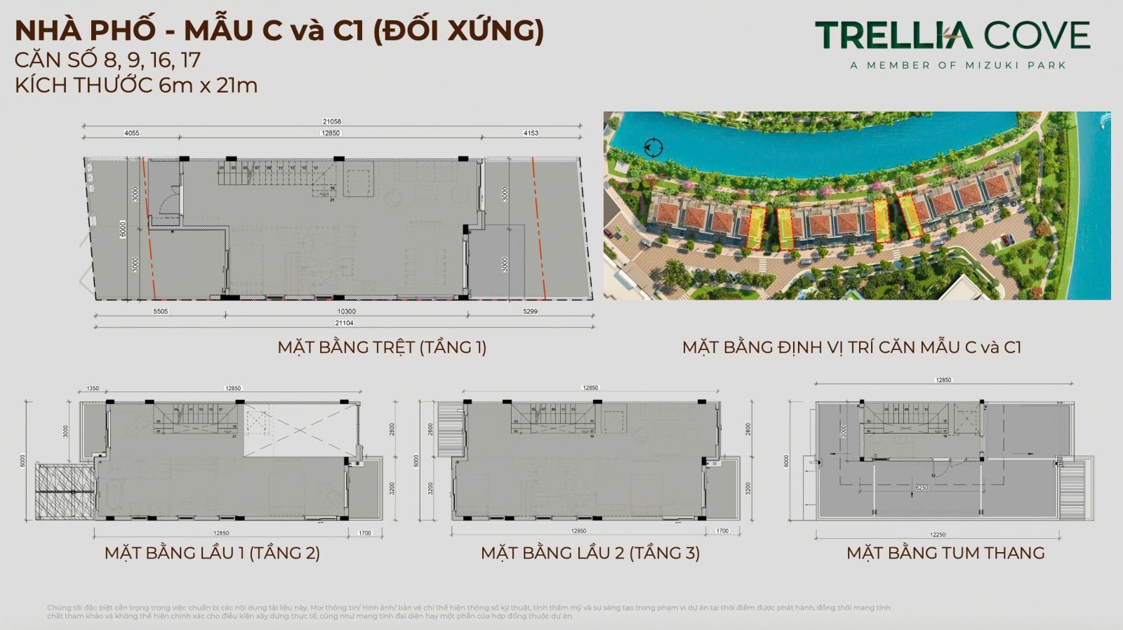 Thiết kế nhà phố Trellia Cove Mizuki Park Nam Long