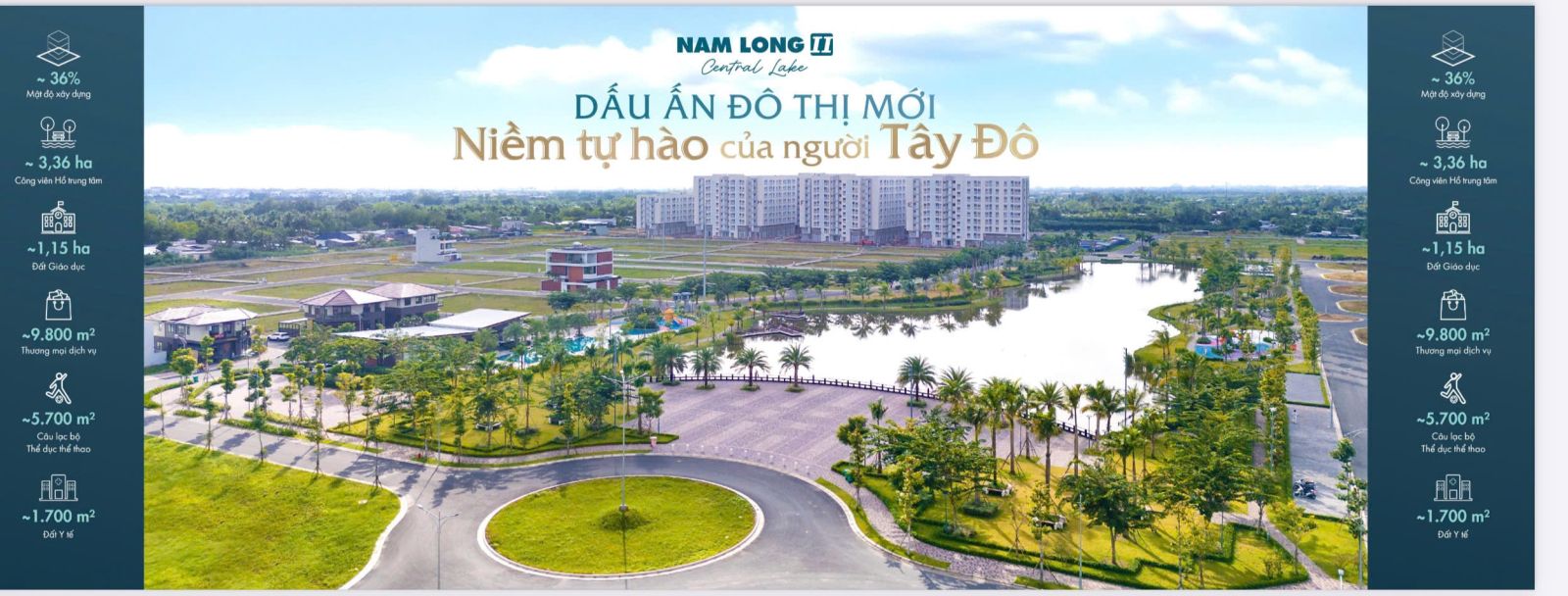 Dự án đất nền Nam Long Cần Thơ 2 Central Lake