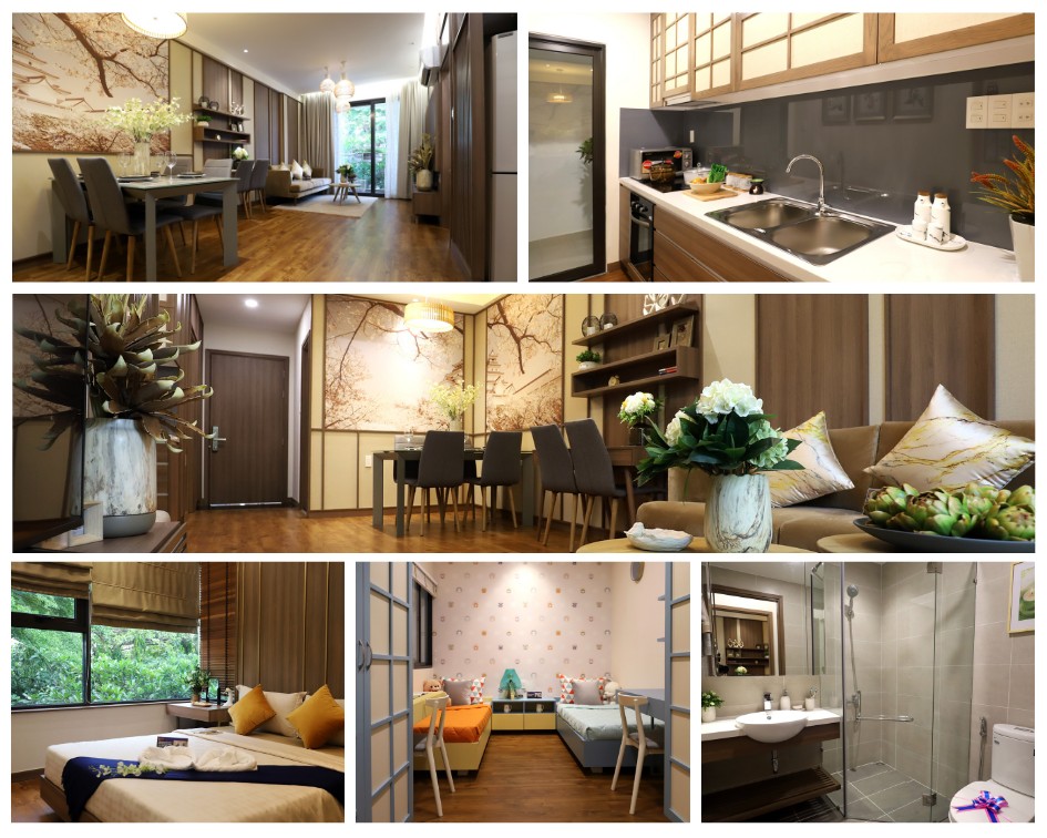 Nhà mẫu căn hộ Akari City 75m2