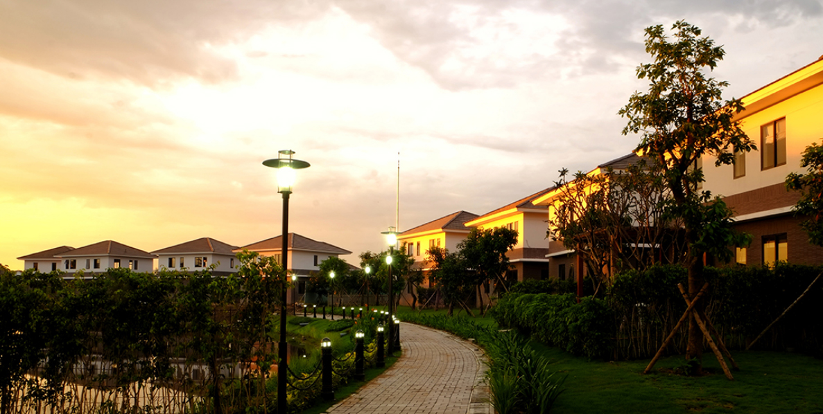 Phối cảnh khu biệt thự Valora Nam Long