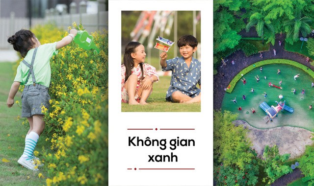 Không gian xanh tại khu đô thị Nam Long