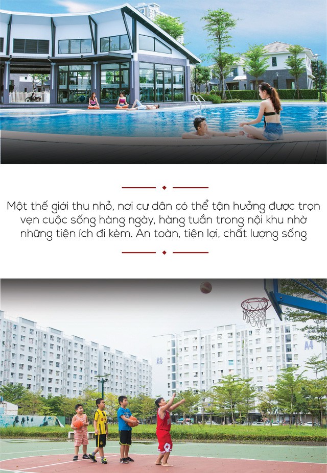 Cuộc sống tiện nghi tại khu biệt thự Valora Nam Long