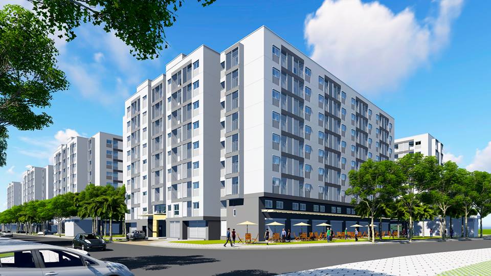 Phối cảnh tổng thể căn hộ Ehome S Nam Sài Gòn