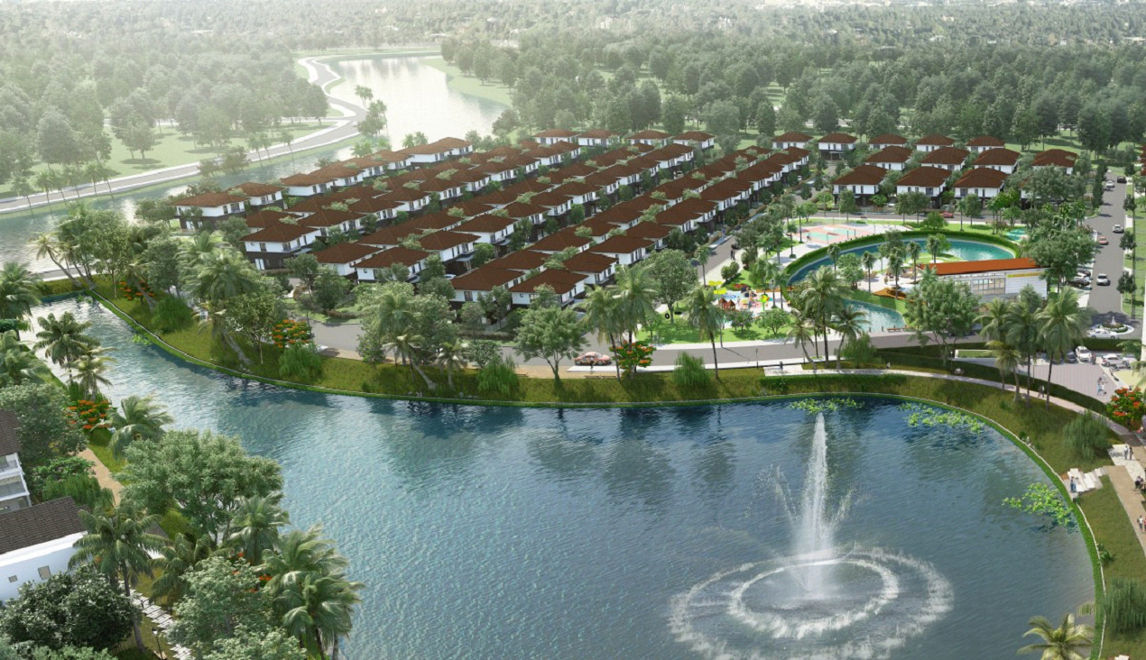 Phối cảnh khu biệt thự đơn lập Valora Kikyo Nam Long