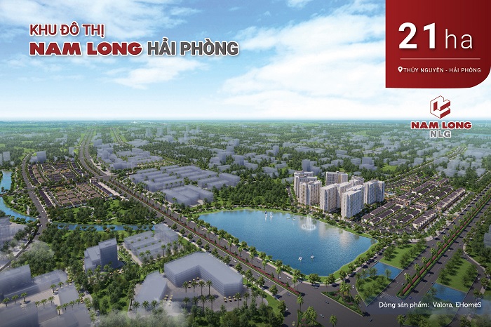 Tổng  thể dự án Nam Long - Hải Phòng