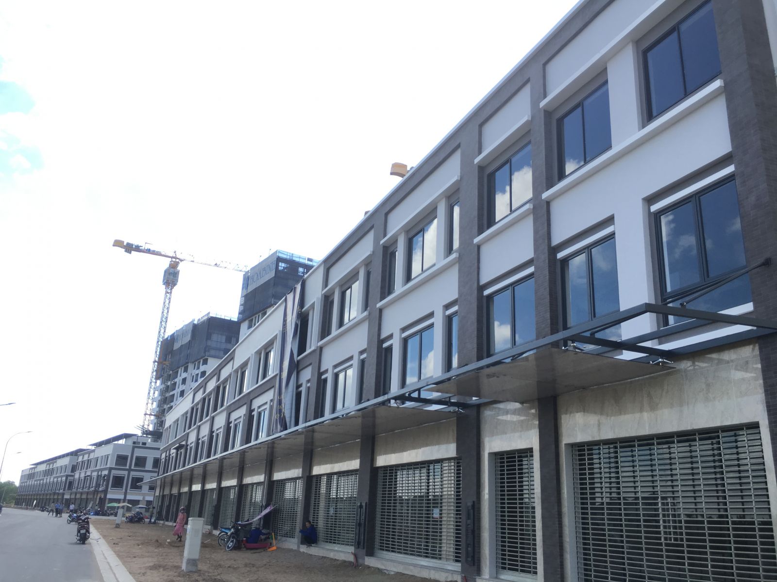 Tiến độ dự án Mizuki Park tháng 02/2019 nhà phố thương mại Mizuki