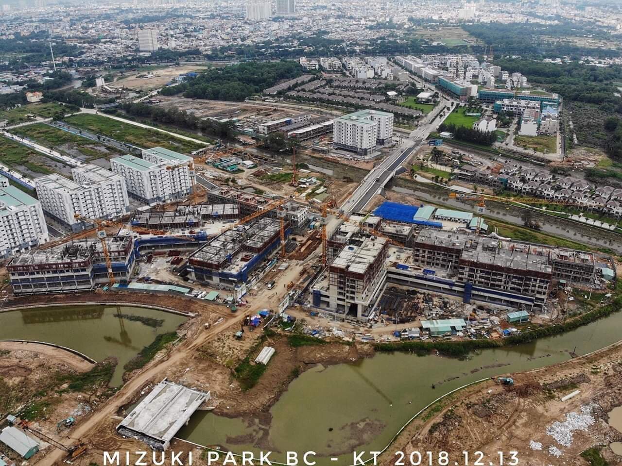 Tiến độ khu đô thị Mizuki Park Bình Chánh giai đoạn 1