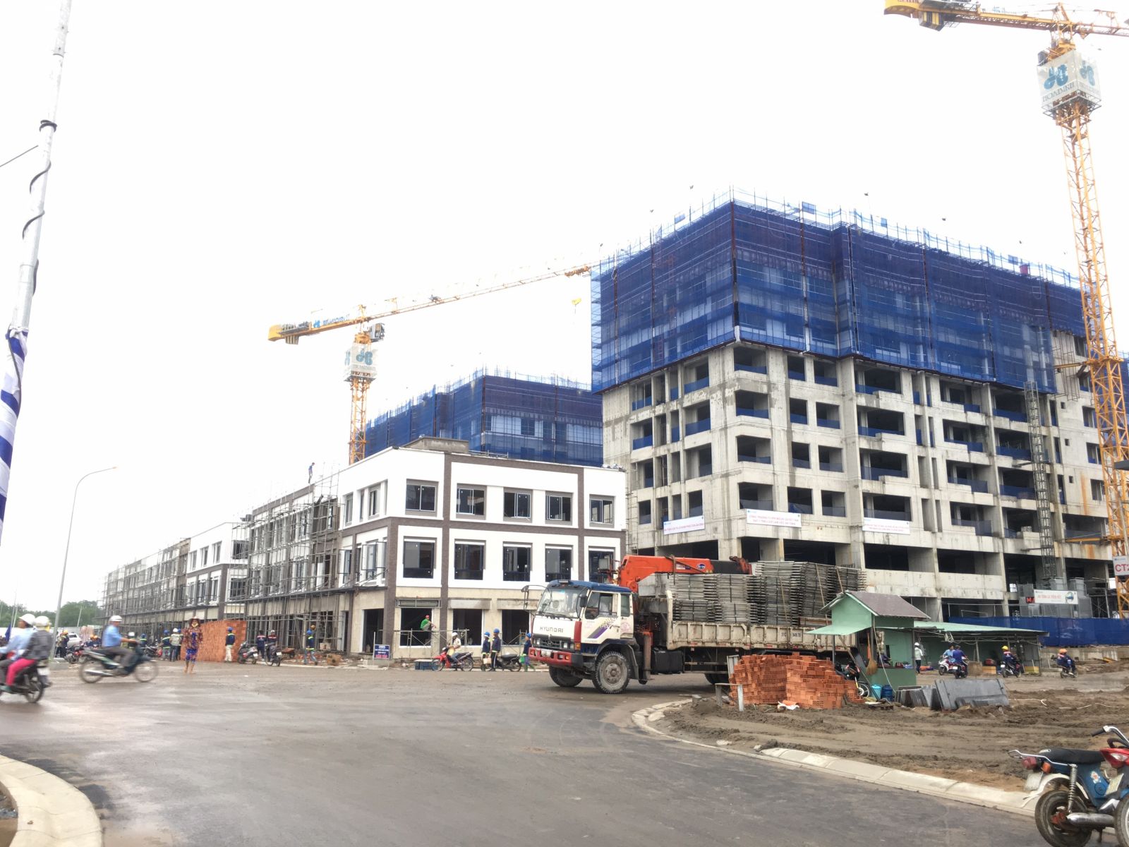 Tiến độ căn hộ Mizuki Park MP1 và Mp2 tháng 01/2019