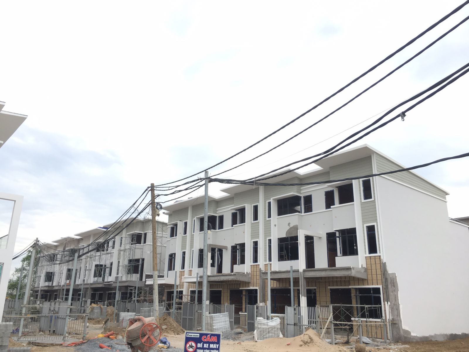 Tiến độ nhà phố đảo thiên đường Mizuki Park tháng 01/2019