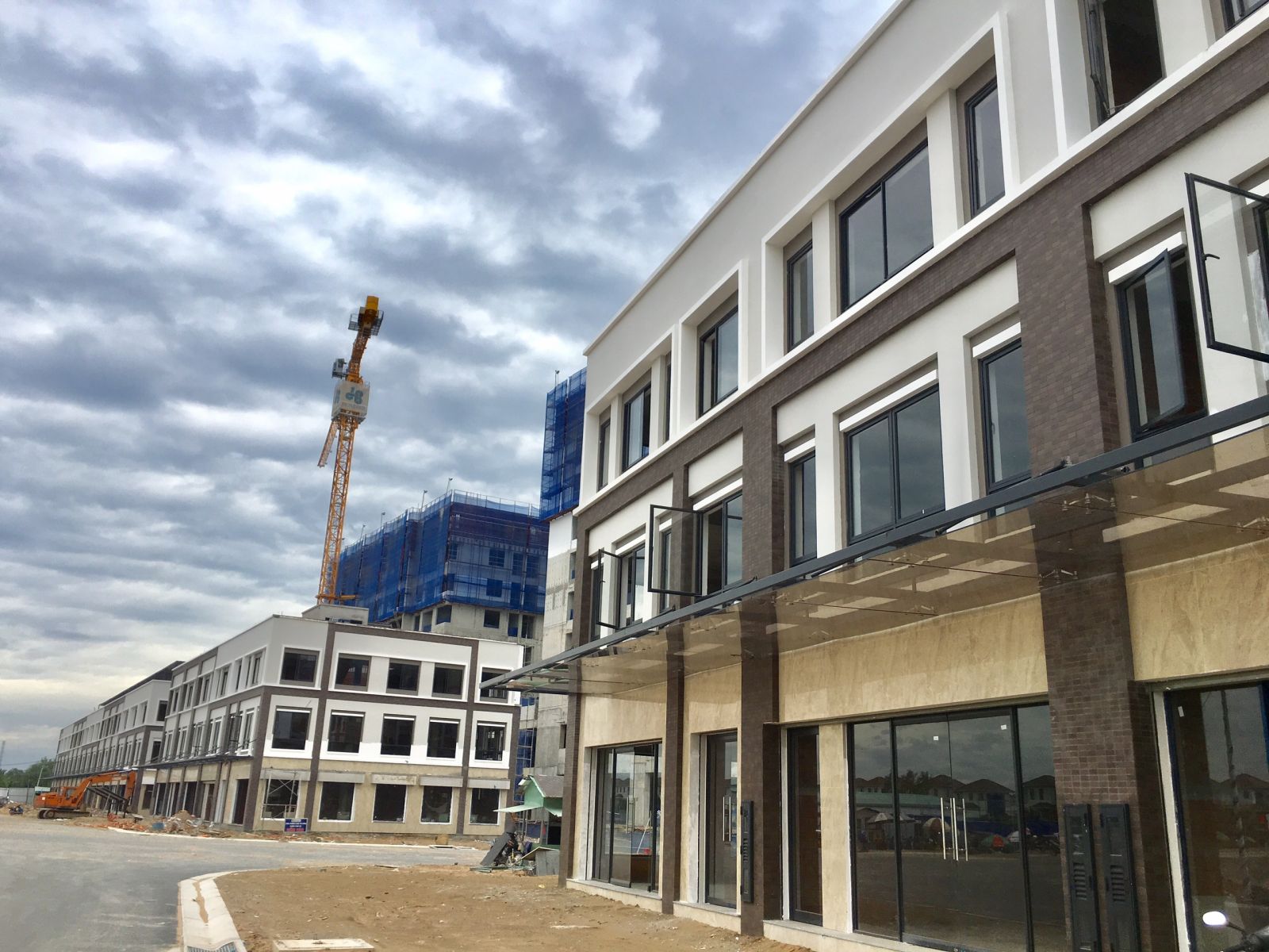 Tiến độ nhà phố thương mại Mizuki Park tháng 01/2019