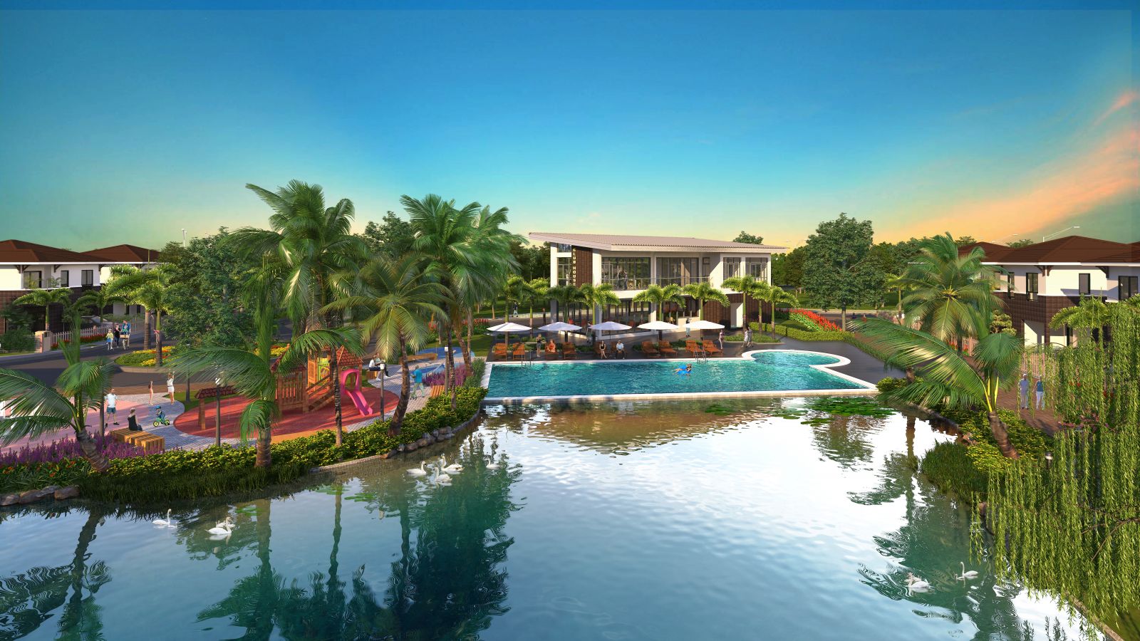 Tiện ích nội khu biệt thự Camellia Nam Long