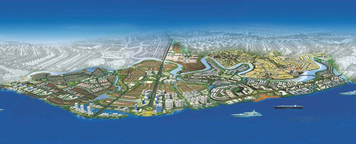 Phối cảnh tổng thể dự án Đồng Nai Waterfront Nam Long