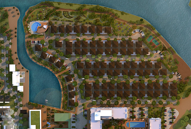 Mô hình quy hoạch hoàn hảo của khu biệt thự Valora Nam Long