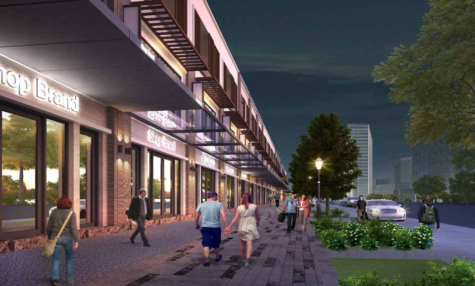 Kích thước shophouse Waterpoint