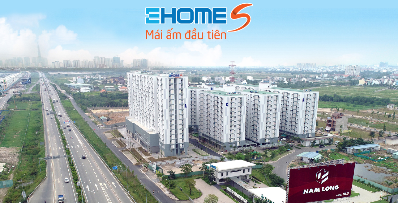 Tổng thể thực tế khu căn hộ Ehome S Phú Hữu